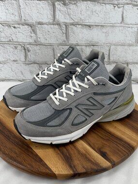 New Balance 990v4 Mens Sz. 11 2E Wide Grey Silver Running Shoes Made in USA